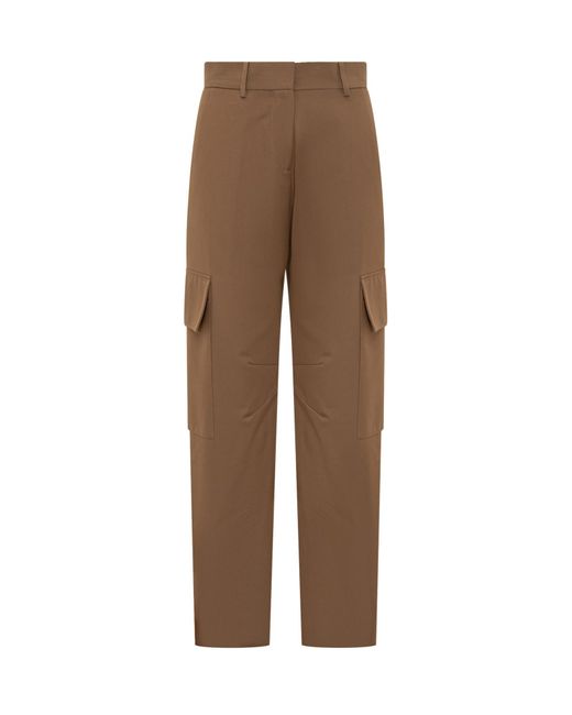 Palm Angels Brown Cargo Pants