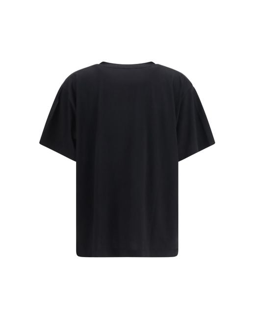 Khaite Black Linda T-Shirt Cotton T-Shirts