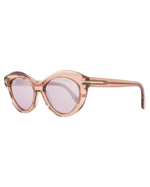 Tom Ford Black Toni Sunglasses Tf1111 72Z 55Mm Ft1111 Plastic (Acetate)