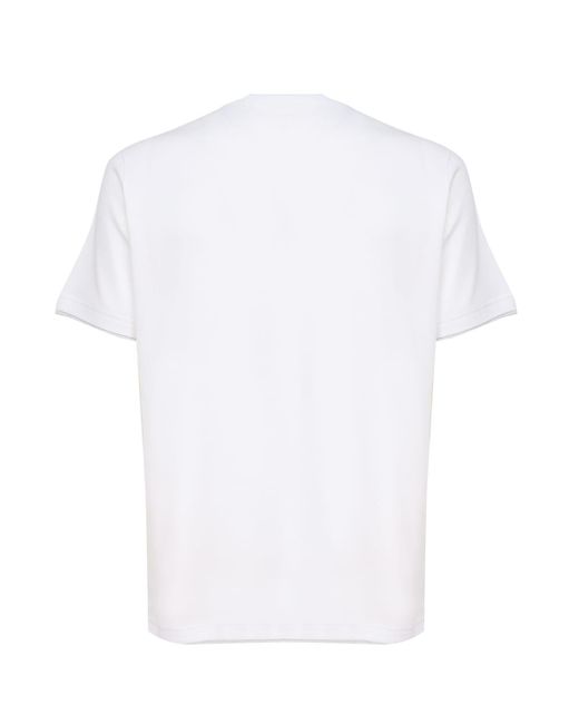 Eleventy White Crew Neck T-Shirt for men