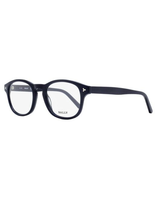 Bally Black Rectangular Eyeglasses By5019 090 50Mm Plastic (Acetate) for men