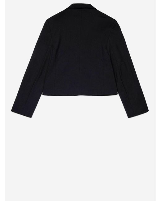 DIESEL Black Stretch Viscose Blend Jacket for men