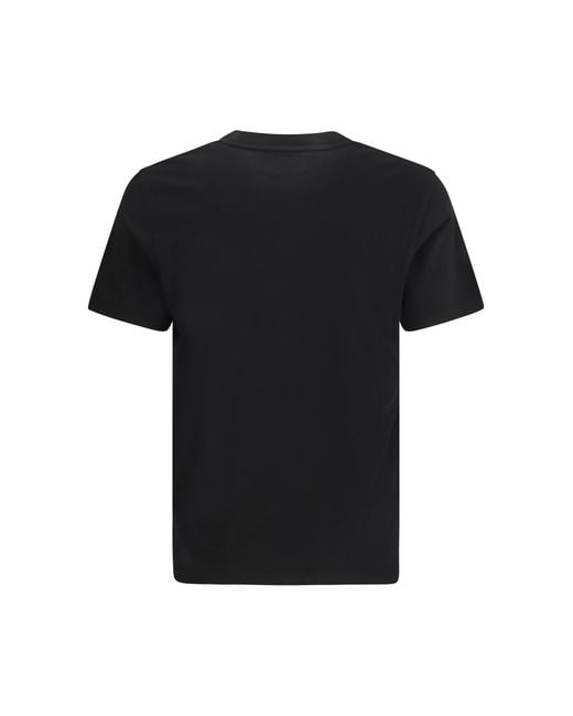 Moncler Black Cotton Jersey Logo T-Shirt T-Shirts for men
