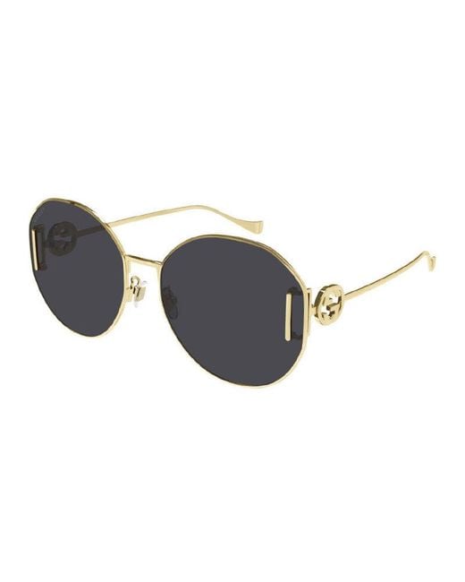 Gucci Brown Sunglasses Oval Full Rim, Frame And Lens Gg1206Sa002
