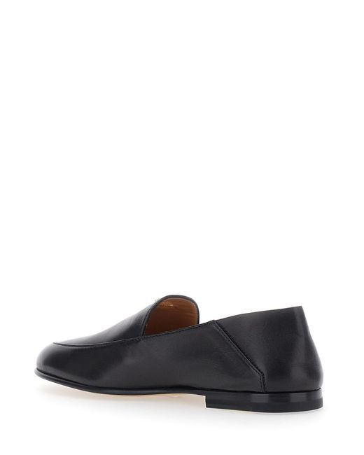 Tod's Black Loafers Leather Sheep