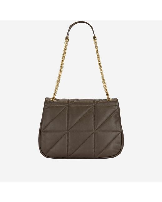 Saint Laurent Brown Medium Leather Bag Lambskin Shoulder