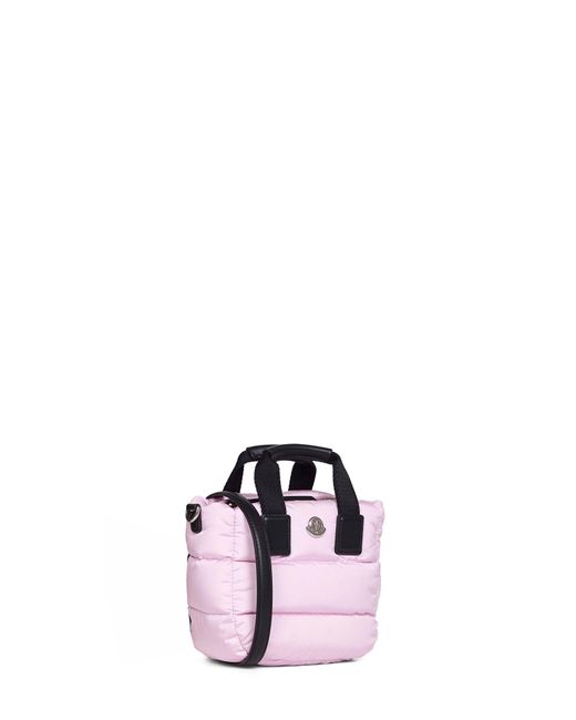 Moncler Pink Tote Bag Micro Caradoc Polyamide Shoulder