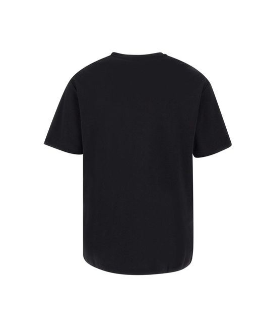 Iceberg Black Eco-Sustainable Cotton T-Shirt for men