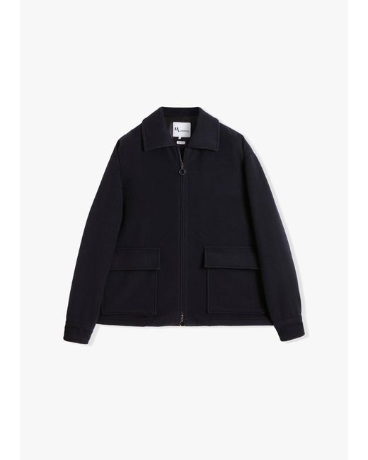 Doppiaa Blue Aartemide Wool Jacket for men