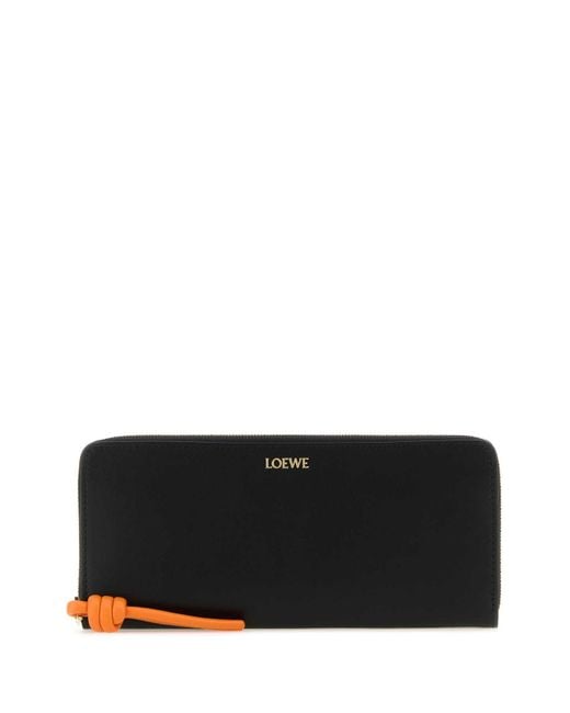 Loewe Black Leather Wallet
