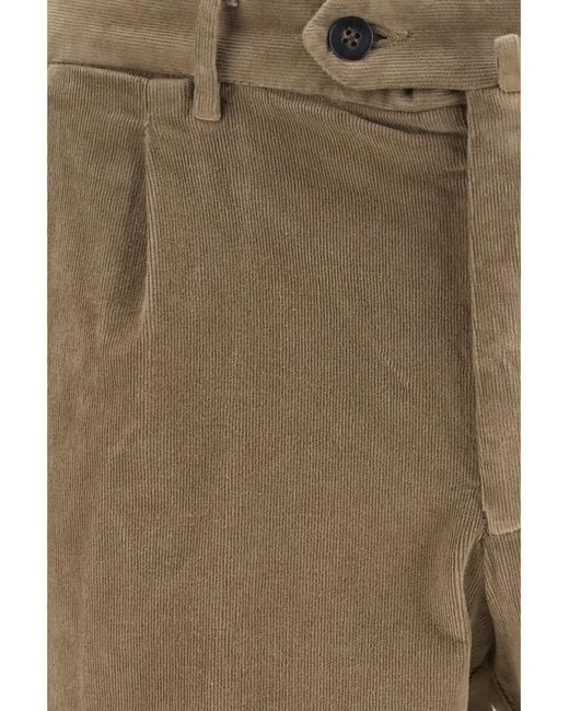 Germano Natural Corduroy Pants Cotton for men