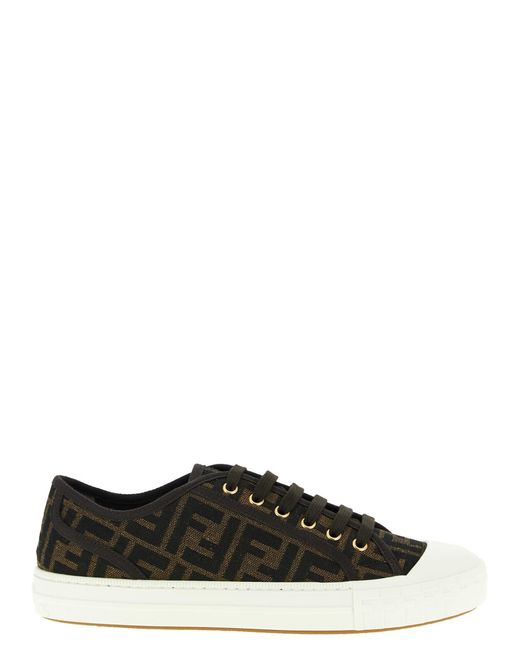 Fendi Black 'Chunky' Sneakers for men