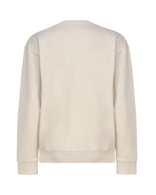J.W. Anderson White Sweatshirt With Embroidery for men