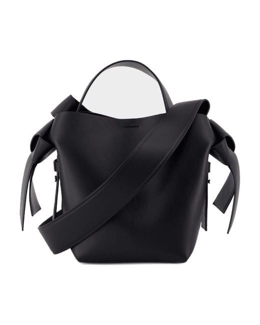 Acne Black Musubi Mini R Crossbody