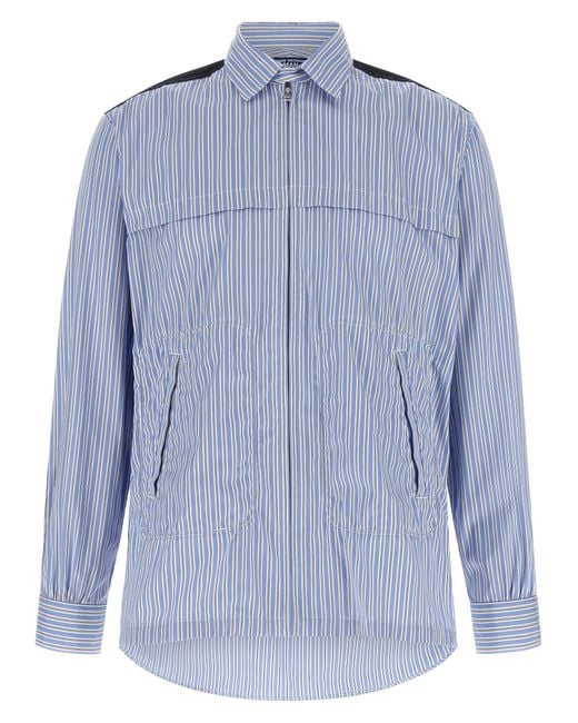 Junya Watanabe Blue Cotton Blouse for men