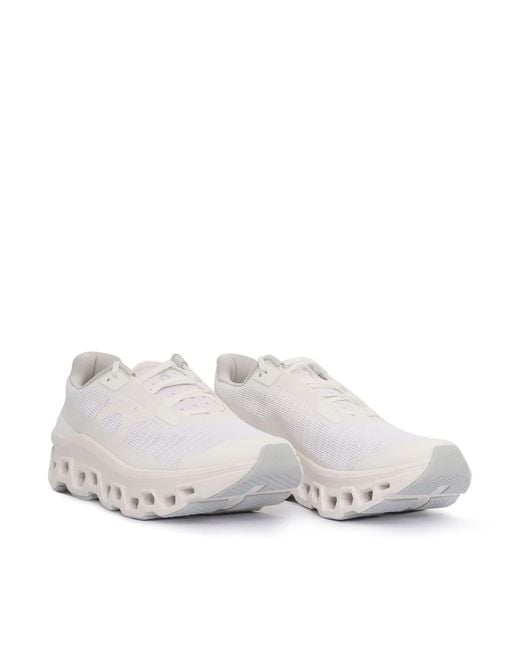 On Shoes White Cloudmster Void Sneakers for men