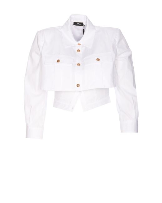 Elisabetta Franchi White Shirts
