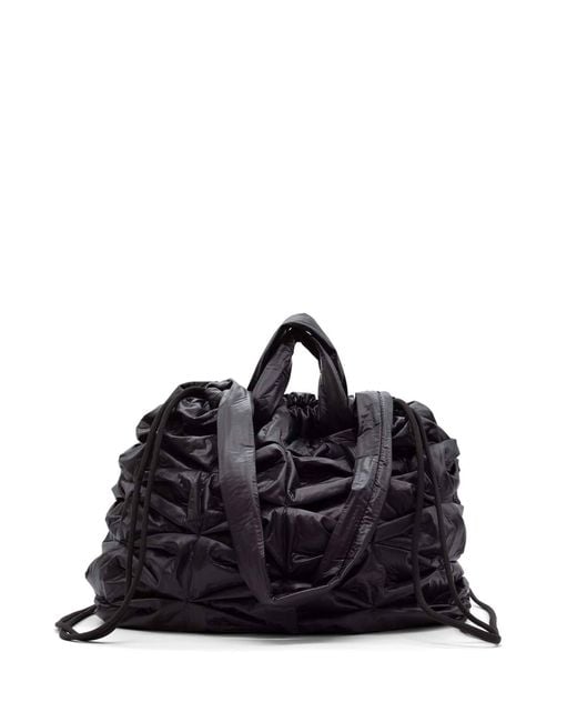 Vic Matié Black Large Nylon Handbag