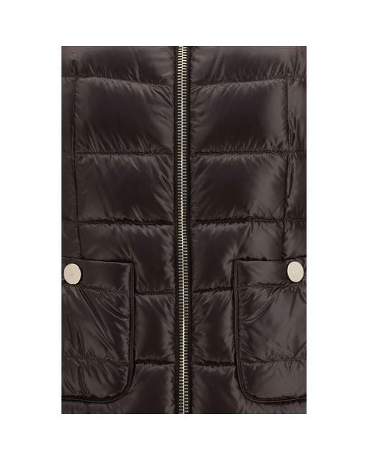 Herno Brown Polyamide Full-Length Jacket Clothing