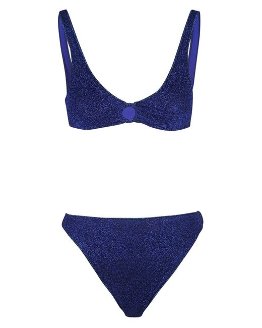 Oséree Synthetic Bikini in Blue Lyst