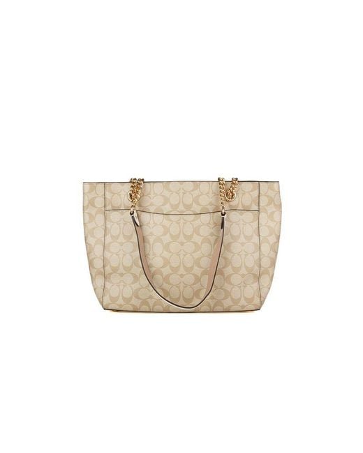 COACH Brown Tote Bag Smooth Leather Tote-Bags