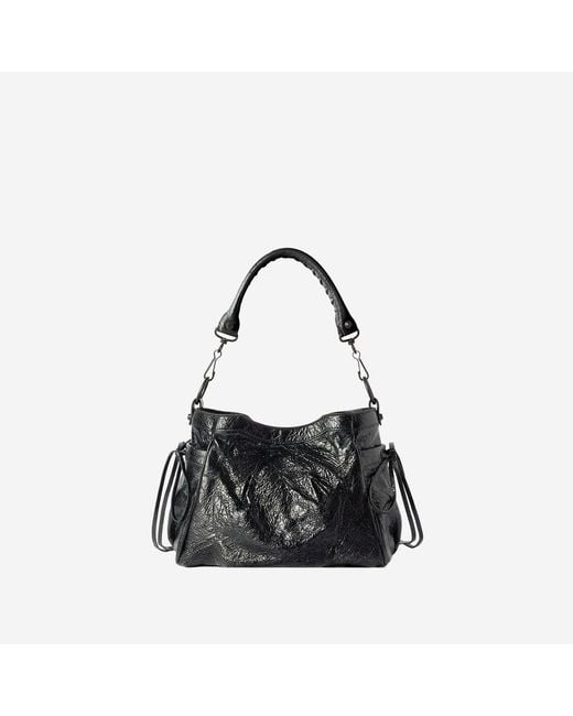Balenciaga Black Bucket Bag Le City Leather Domesticated Lamb Shoulder