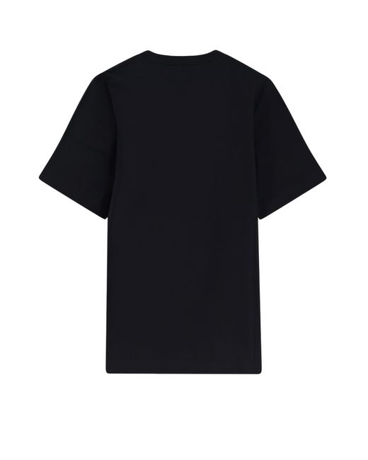 Burberry Black Seth Organic Cotton T-Shirt for men