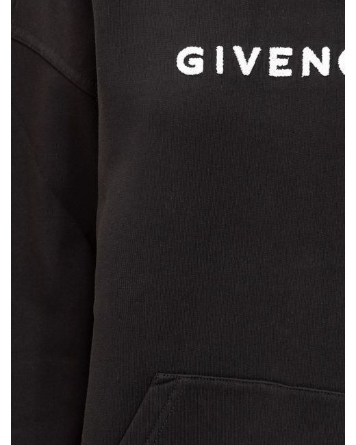Givenchy Black Teddy Logo Sweatshirt