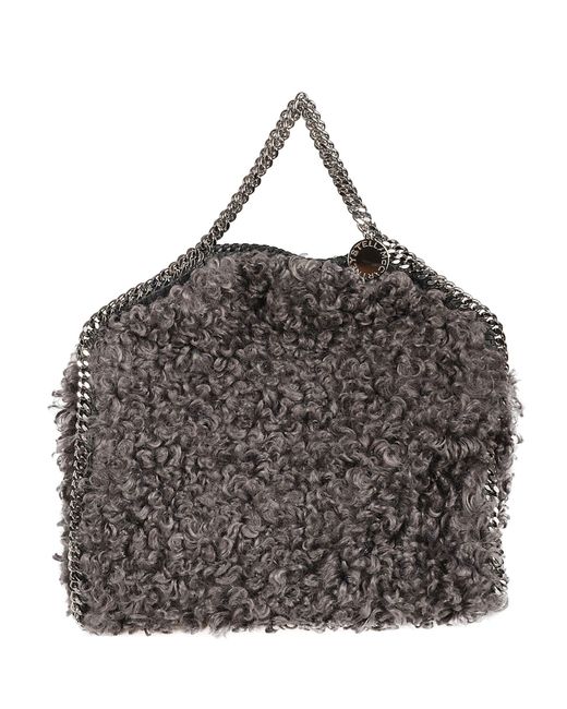 Stella McCartney Gray Faux Fur Falabella Tote Bag