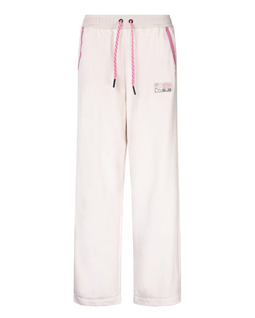 3 MONCLER GRENOBLE Pink Trousers