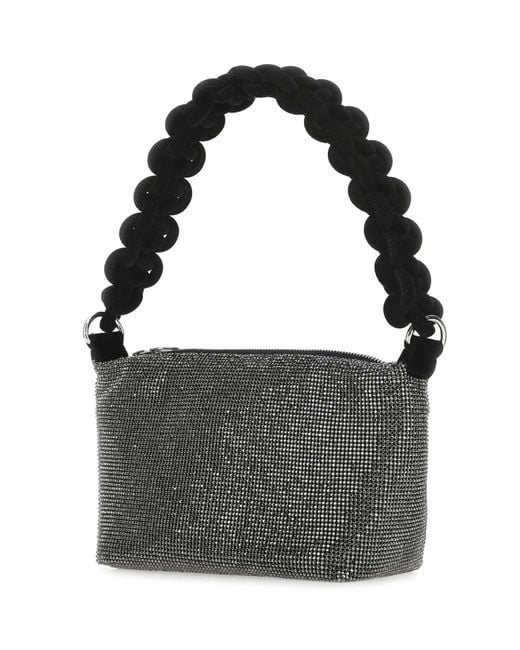Kara Black Rhinestones Handbag