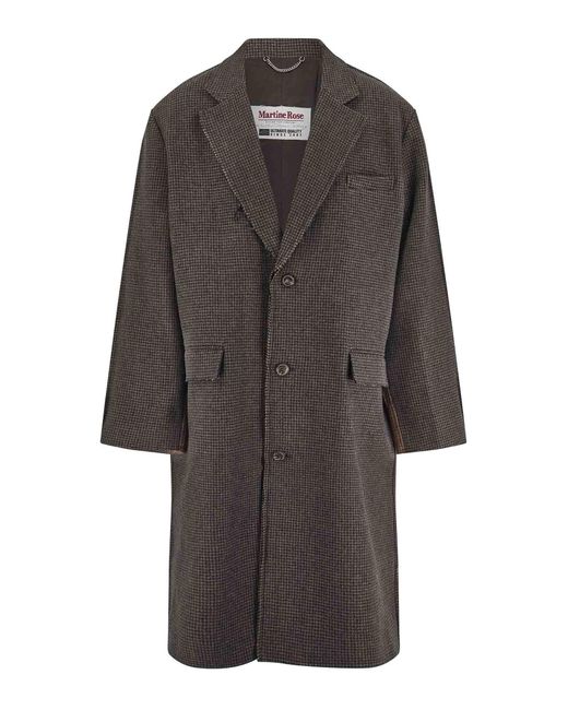 Martine Rose Gray Coat for men