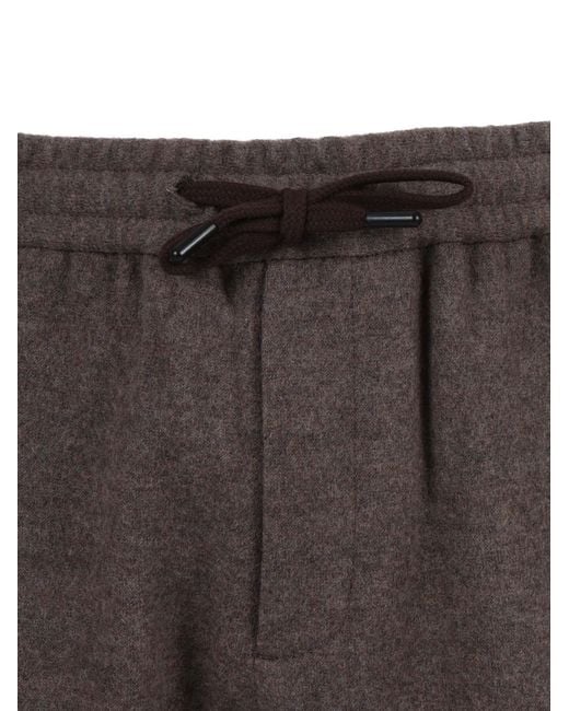 Circolo 1901 Black P.Cuffed Wool Fabric 2 Cotton Elastane Pant for men