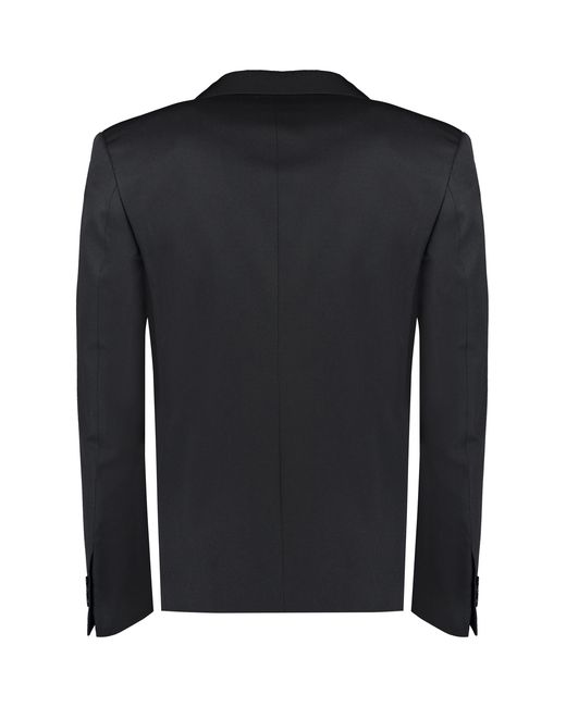 Off-White c/o Virgil Abloh Black Single-Breasted Virgin Wool Jacket Suit & Dinner for men