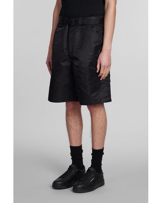 Emporio Armani Shorts In Black Polyamide for men