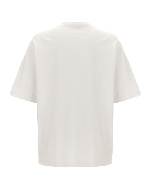 Gucci White Cotton T-Shirt for men