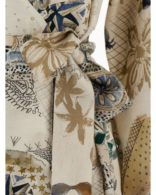 Momoní Natural Dress V-Neck Viscose