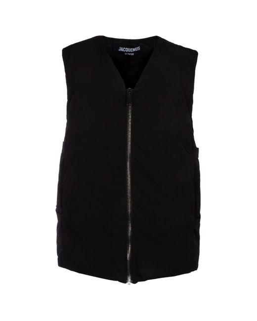 Jacquemus Black Jackets And Vests for men
