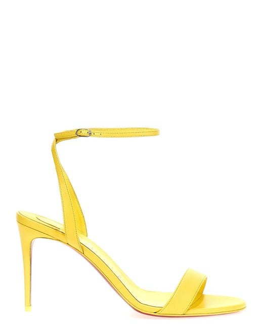 Christian Louboutin Yellow Loubigirl Sandals