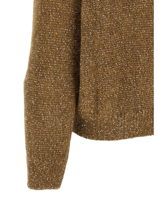 Brunello Cucinelli Brown Polyamide Polo Shirt