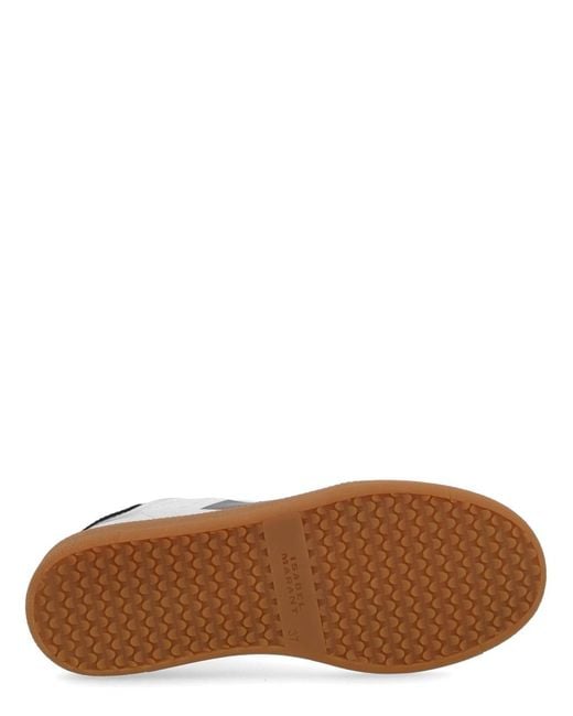 Isabel Marant Black Kaycee Sneaker With Logo Sheepskin Leather Trainers