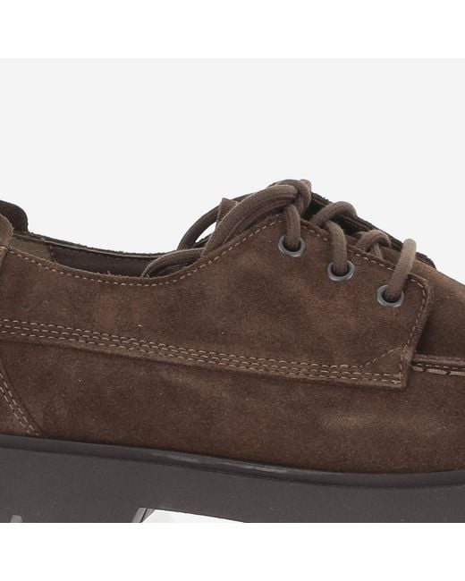 Birkenstock Brown Shoes Highwood Moc Lace Low Leather Boot