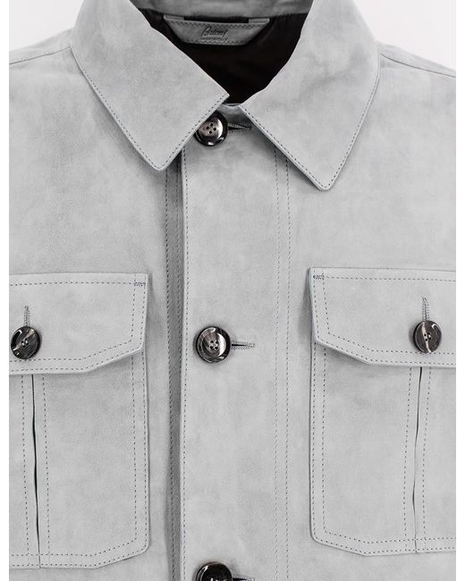 Brioni Gray Jacket for men