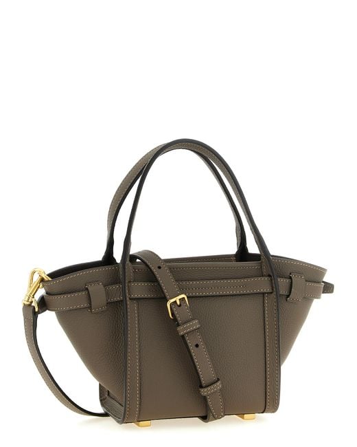 Tod's Metallic Calfskin Tote Bag