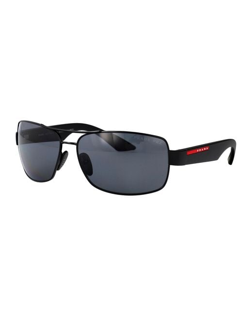 Prada Blue Sunglasses 0Ps 50Zs Metal for men