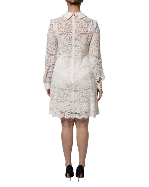 Dolce & Gabbana White Short Dresses