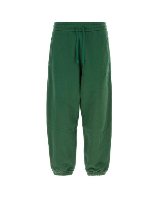 Gucci Green Cotton Joggers for men