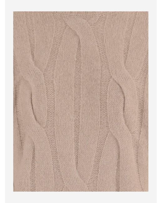 Allude Natural Cashmere And Silk Sweater