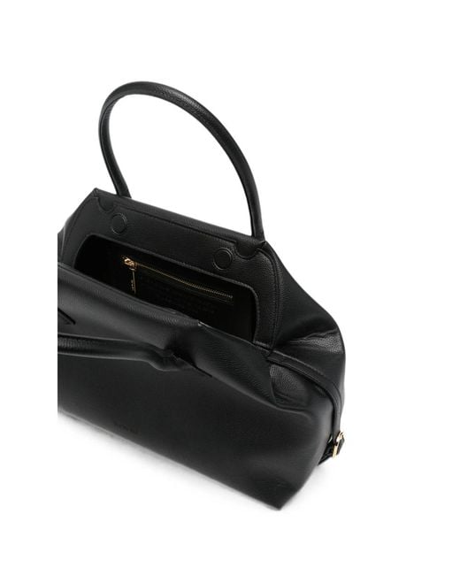THEMOIRÈ Black Tote Bag Calf Leather
