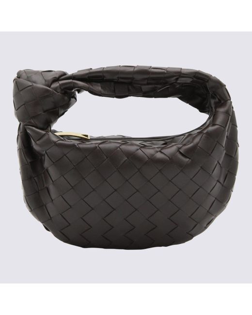 Bottega Veneta Black Dark Leather Mini Bag